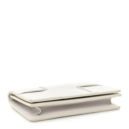 Bottega Veneta Nappa Maxi Intrecciato Card Holder Wallet White 4 of 10