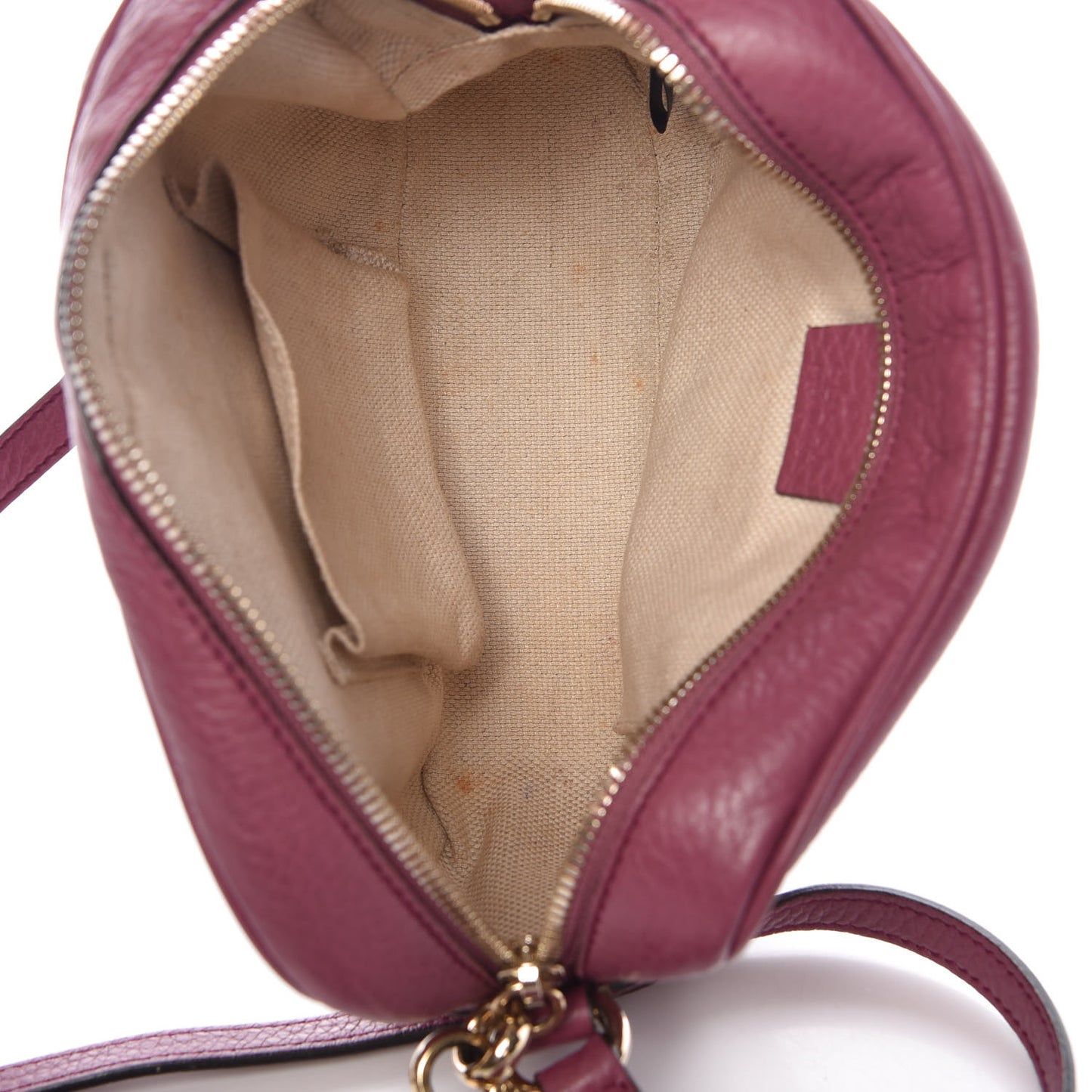 Pebbled Calfskin Small Soho Disco Bag Peonia Flower