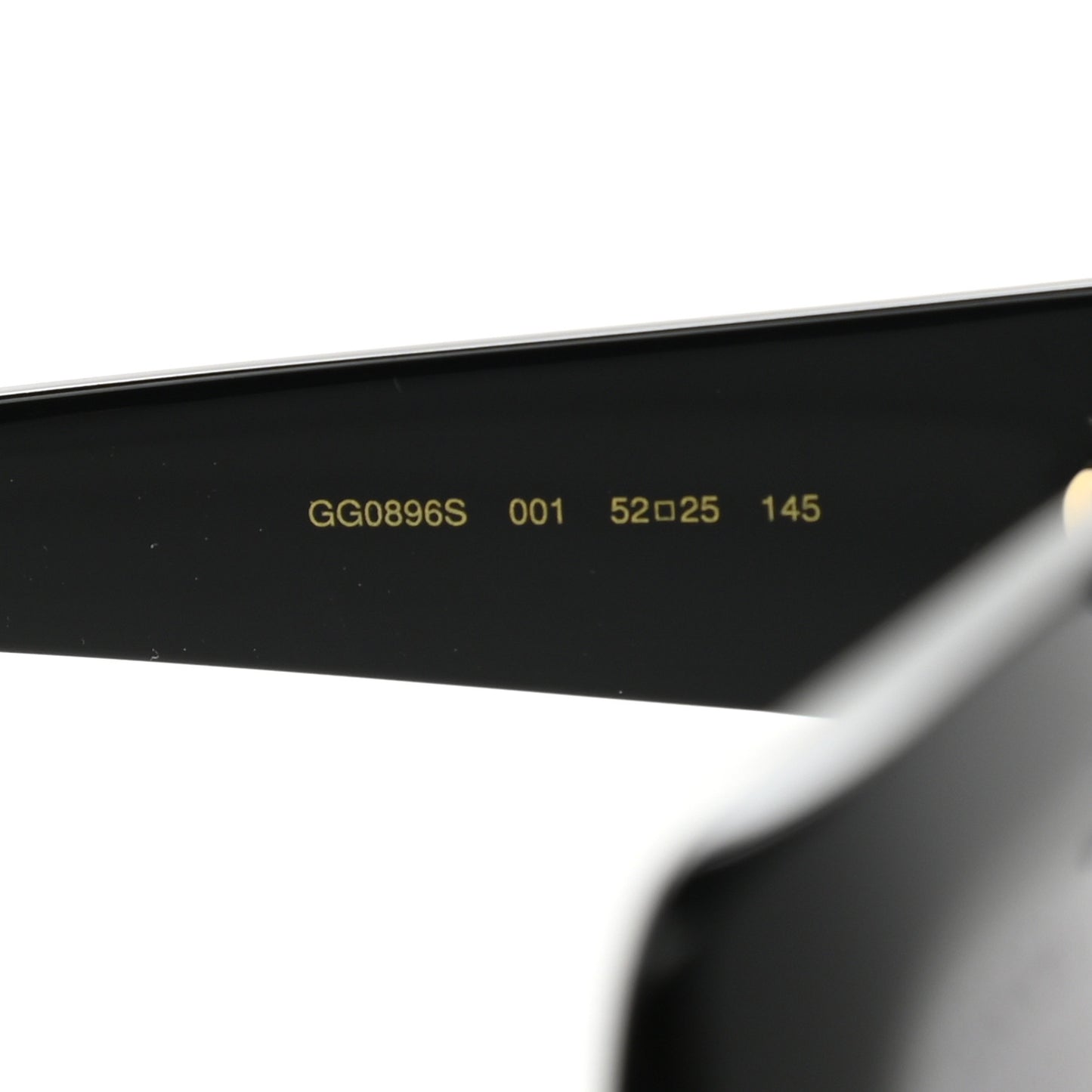 Acetate Square Frame Sunglasses GG0053S Black