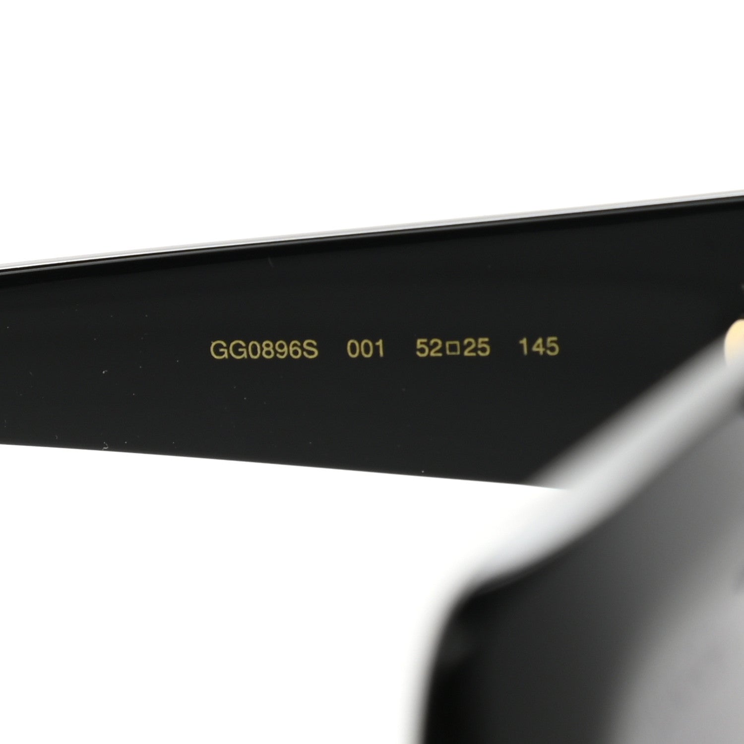 Gucci Acetate Square Frame Sunglasses GG0053S Black 4 of 7