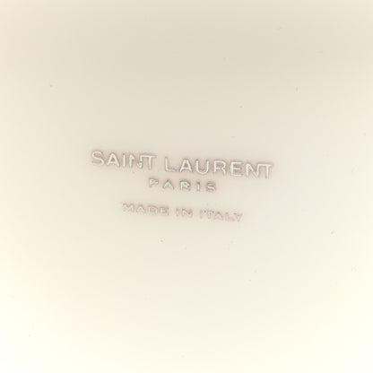 Saint Laurent Vinyl Le-Anne Marie Shoulder Bag White Powder 6 of 9