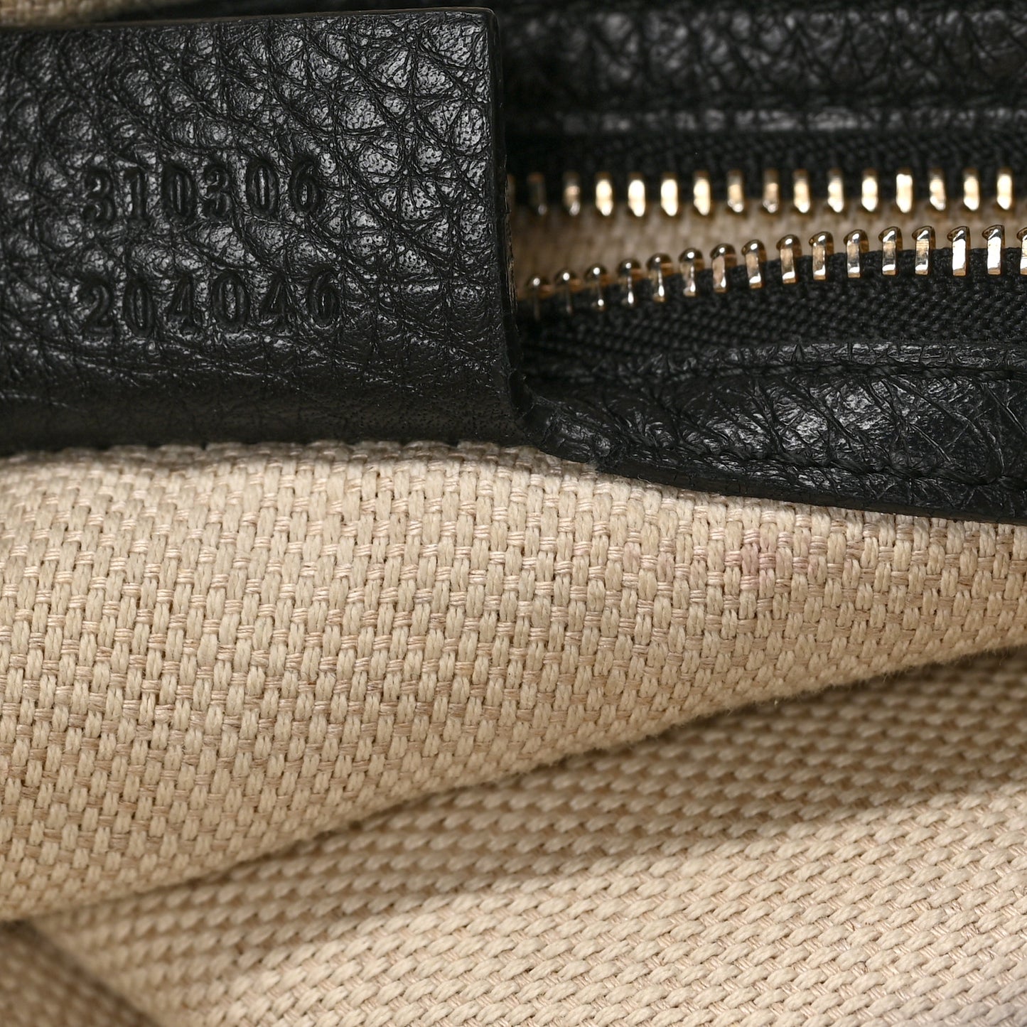 Pebbled Calfskin Large Soho Chain Shoulder Bag Black