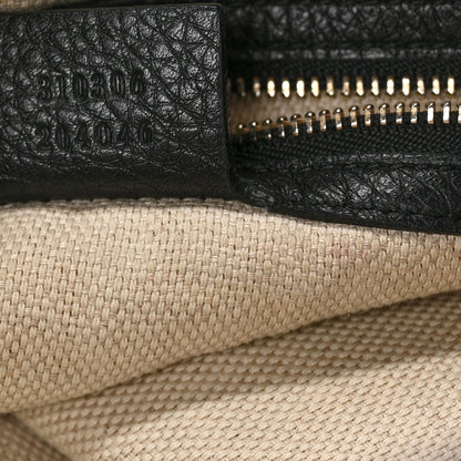 Gucci Pebbled Calfskin Large Soho Chain Shoulder Bag Black 8 of 10