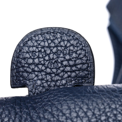 Hermes Taurillon Clemence Evelyne III GM Bleu Nuit 7 of 11