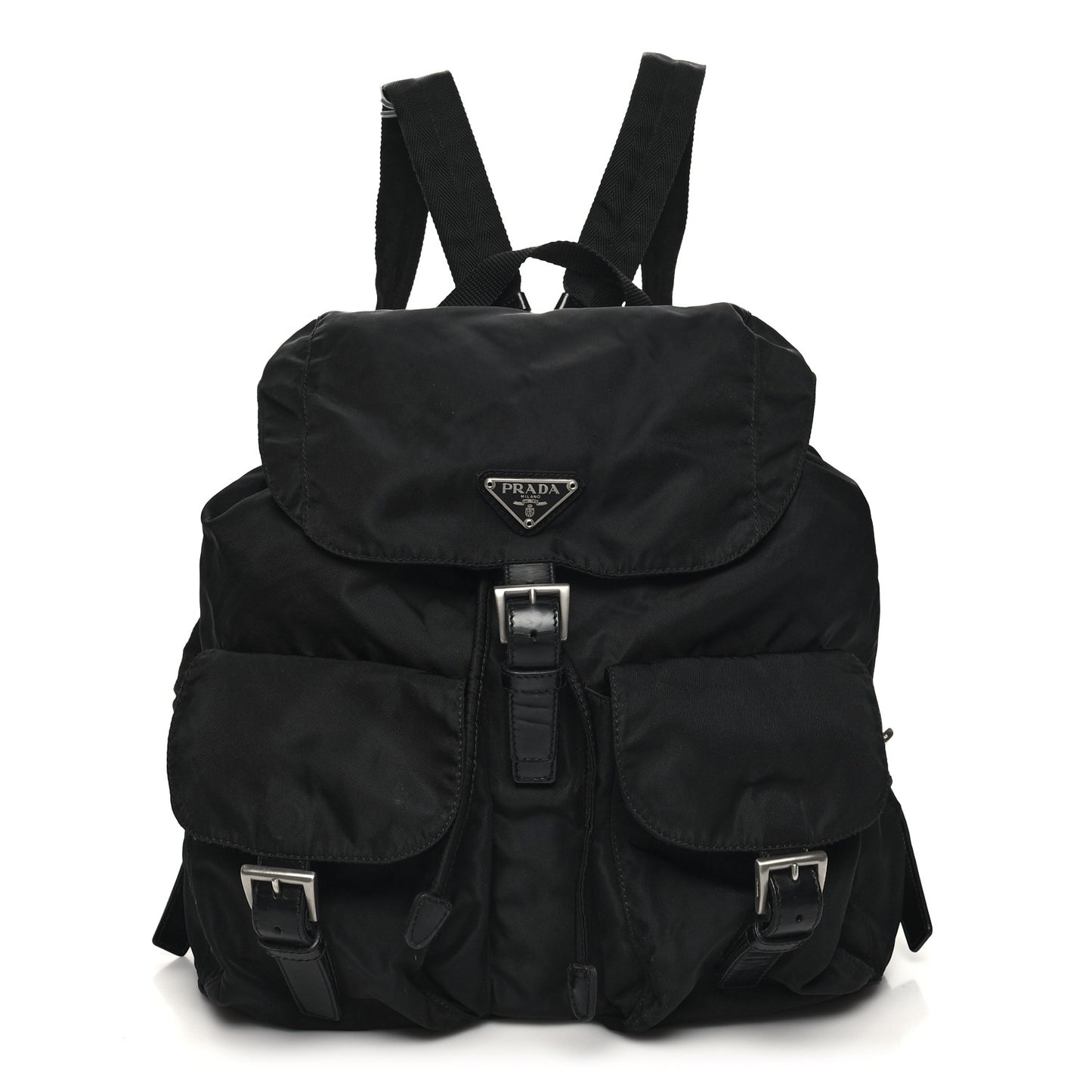 Nylon Vela Medium Backpack Black