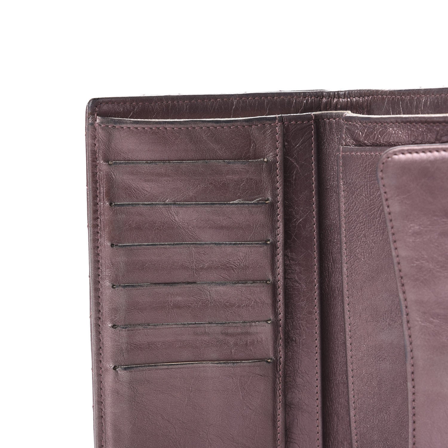 Chanel Metallic Aged Calfskin Quilted 2.55 Reissue Wallet Dark Pink 9 of 16