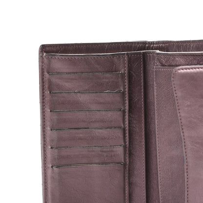 Chanel Metallic Aged Calfskin Quilted 2.55 Reissue Wallet Dark Pink 9 of 16
