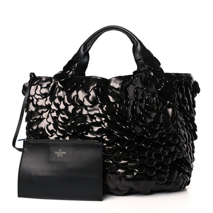Valentino Garavani Nappa Atelier 03 Rose Edition Large Tote Bag Black 1 of 9
