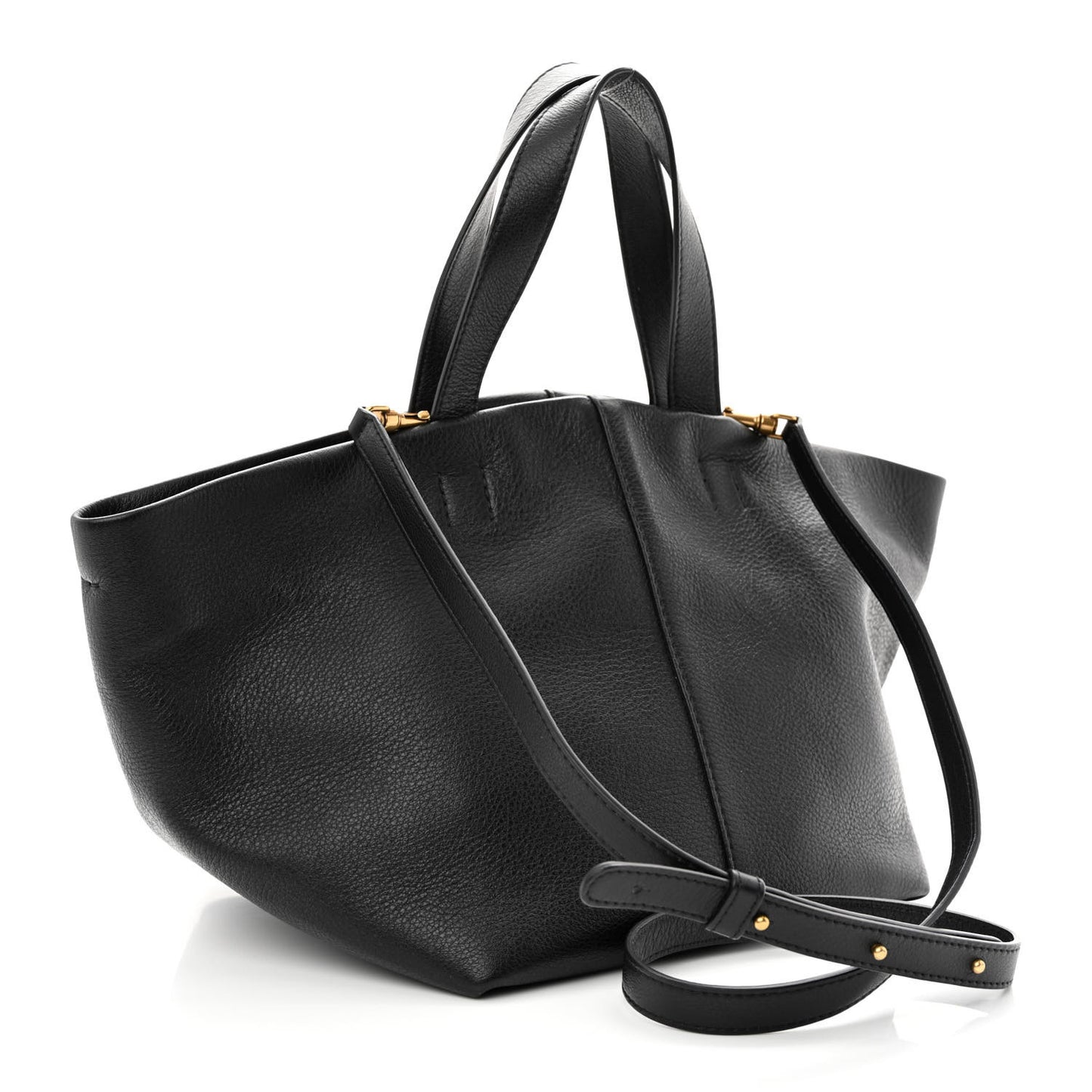 Calfskin Tulipano Bag Black