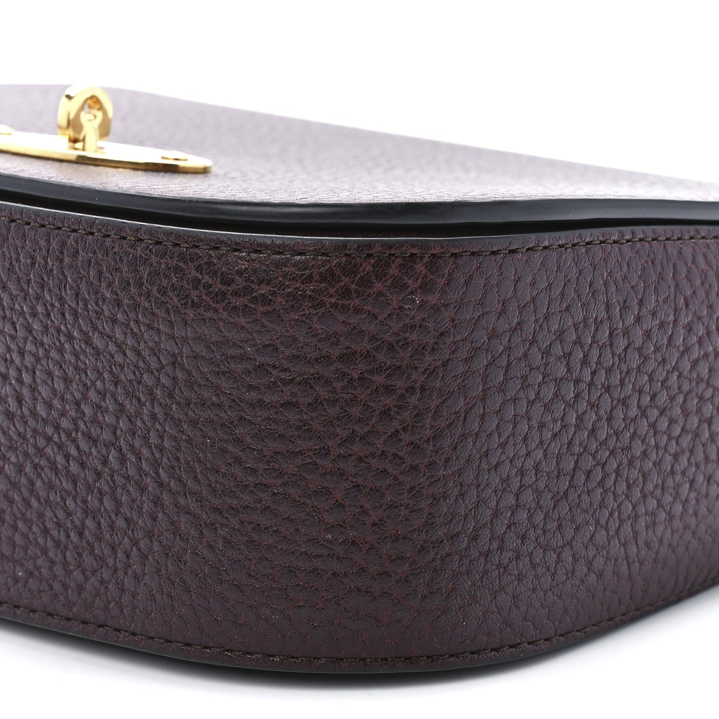 Classic Grained Calfskin Small Darley Satchel Oxblood