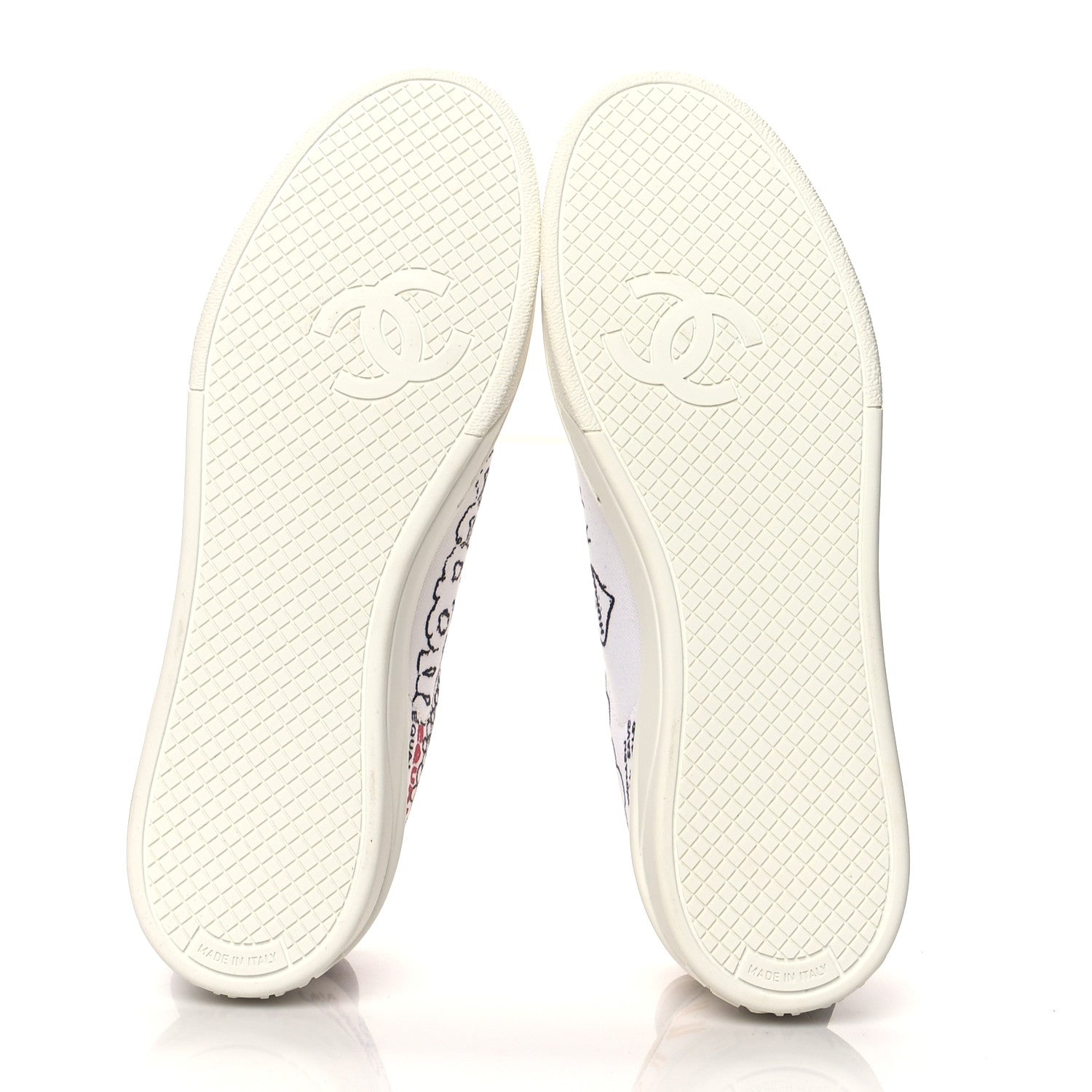 Chanel x Pharrell Williams Calfskin Womens Sneakers 37.5 White 5 of 8