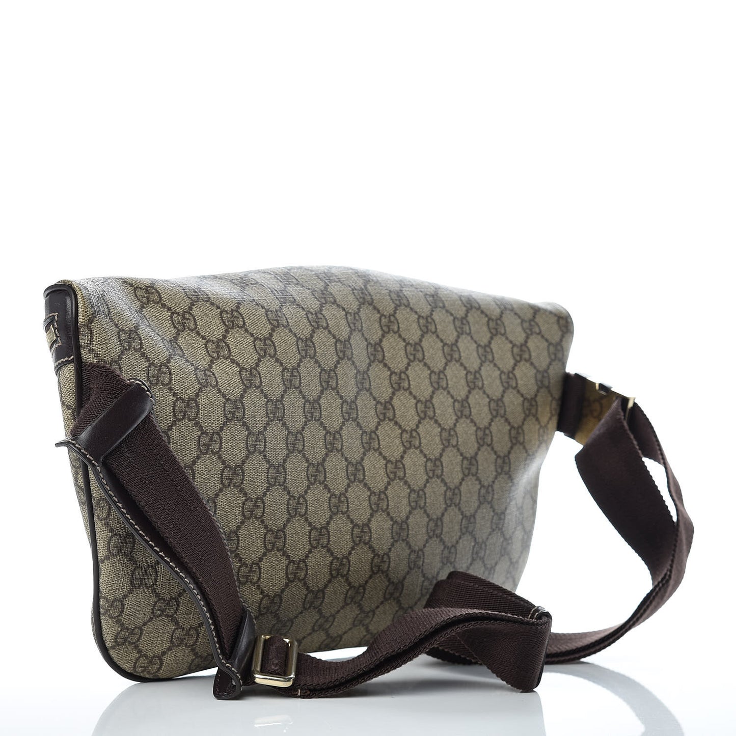 GG Plus Monogram Belt Bag Dark Brown