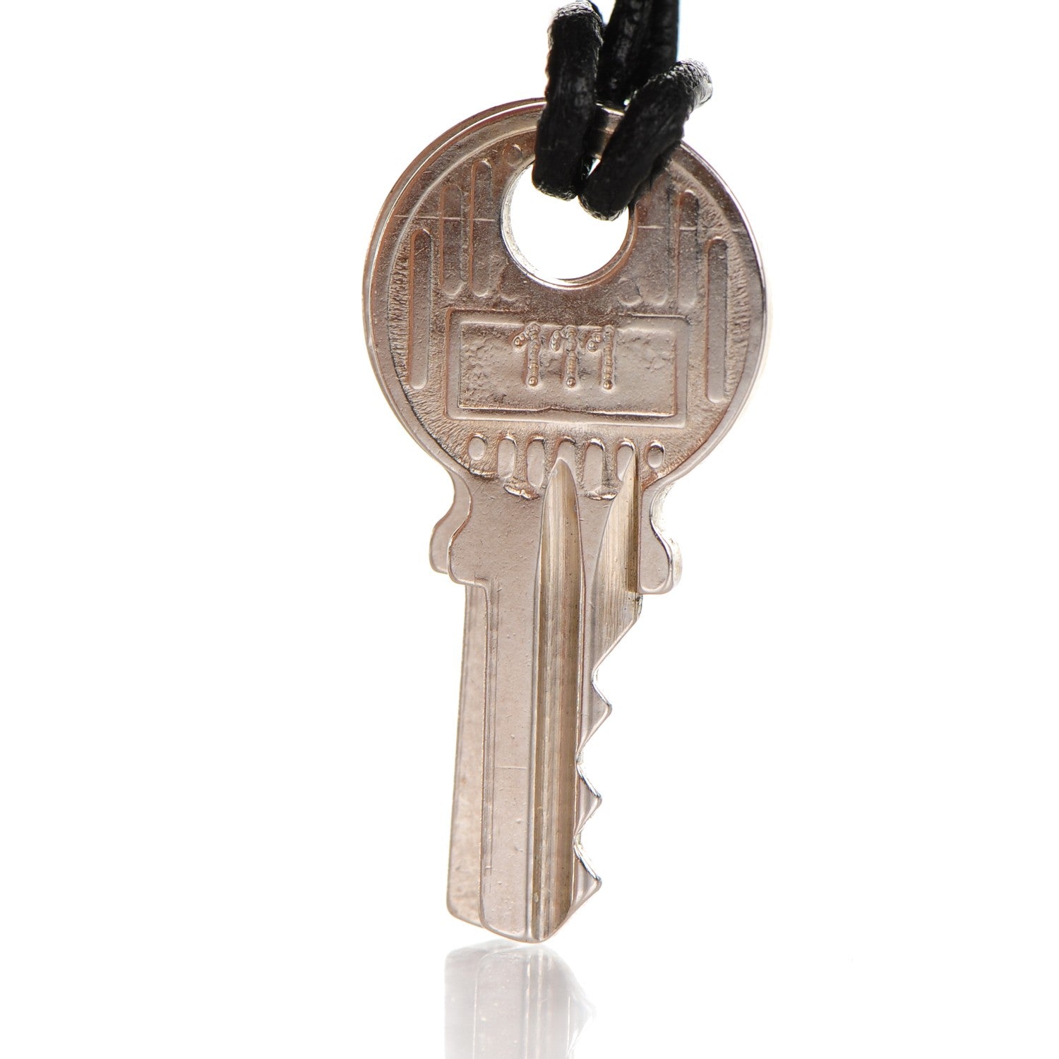 Hermes Palladium Cadena Lock and Key Set 4 of 4