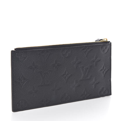 Louis Vuitton Empreinte Felicie Chain Wallet Zippered Insert Black 3 of 6