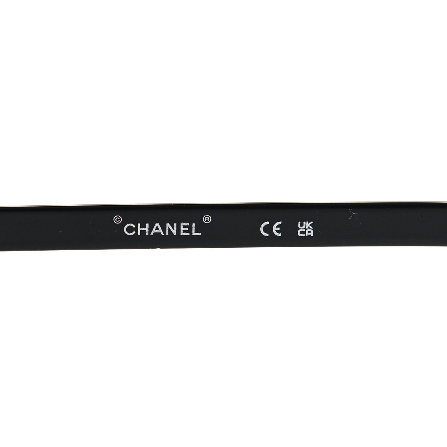 Chanel Metal Logo Square Sunglasses 71541 Black 5 of 6