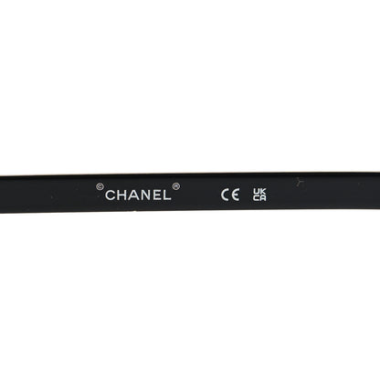 Chanel Metal Logo Square Sunglasses 71541 Black 5 of 6