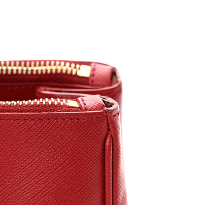 Prada Saffiano Lux Medium Galleria Double Zip Tote Fuoco 14 of 19
