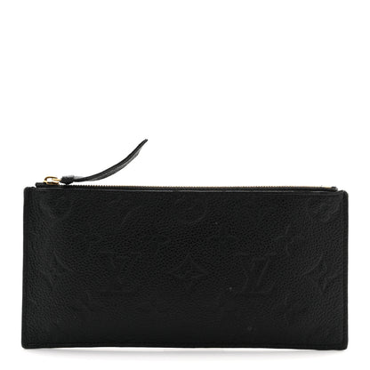 Louis Vuitton Empreinte Felicie Chain Wallet Zippered Insert Black 1 of 9
