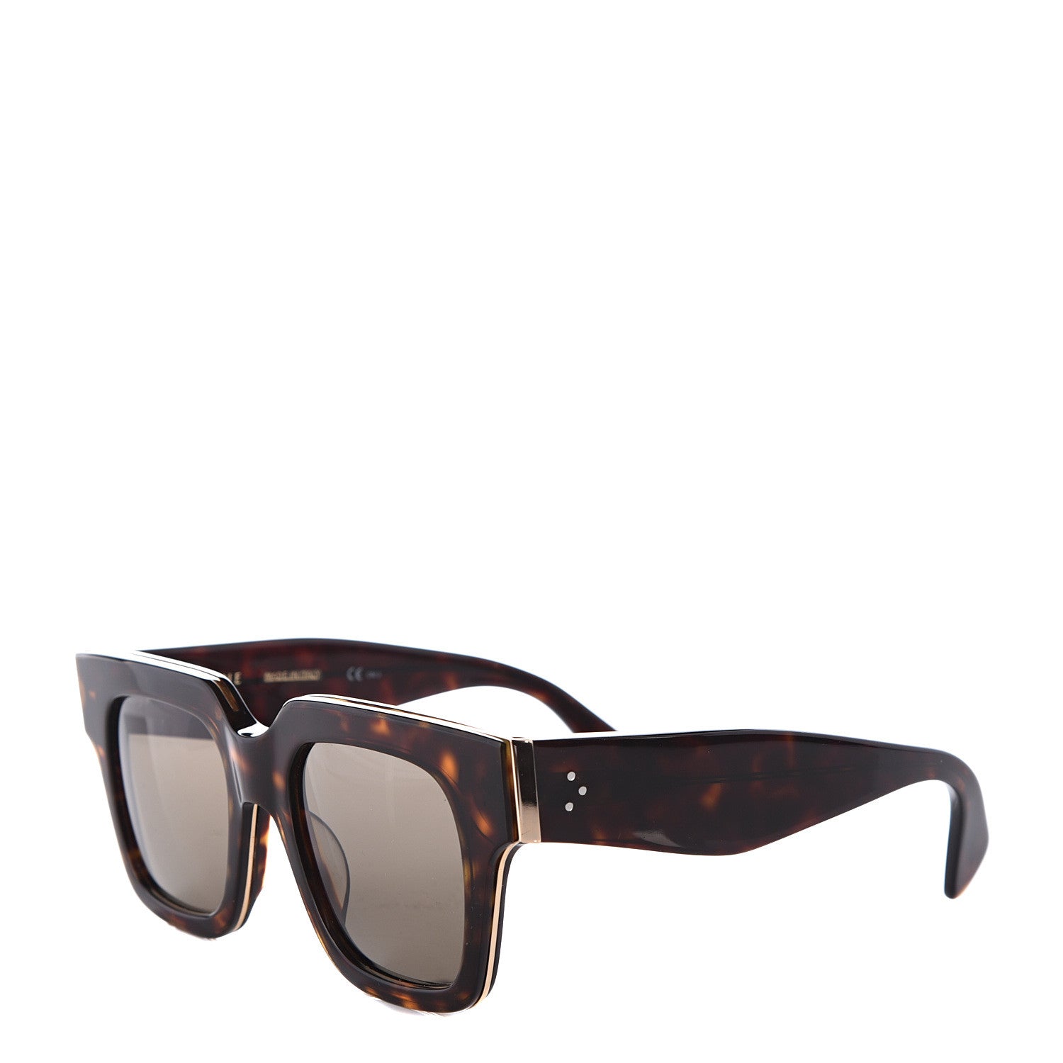 Celine Sunglasses CL 41097/S Black Havana 1 of 8