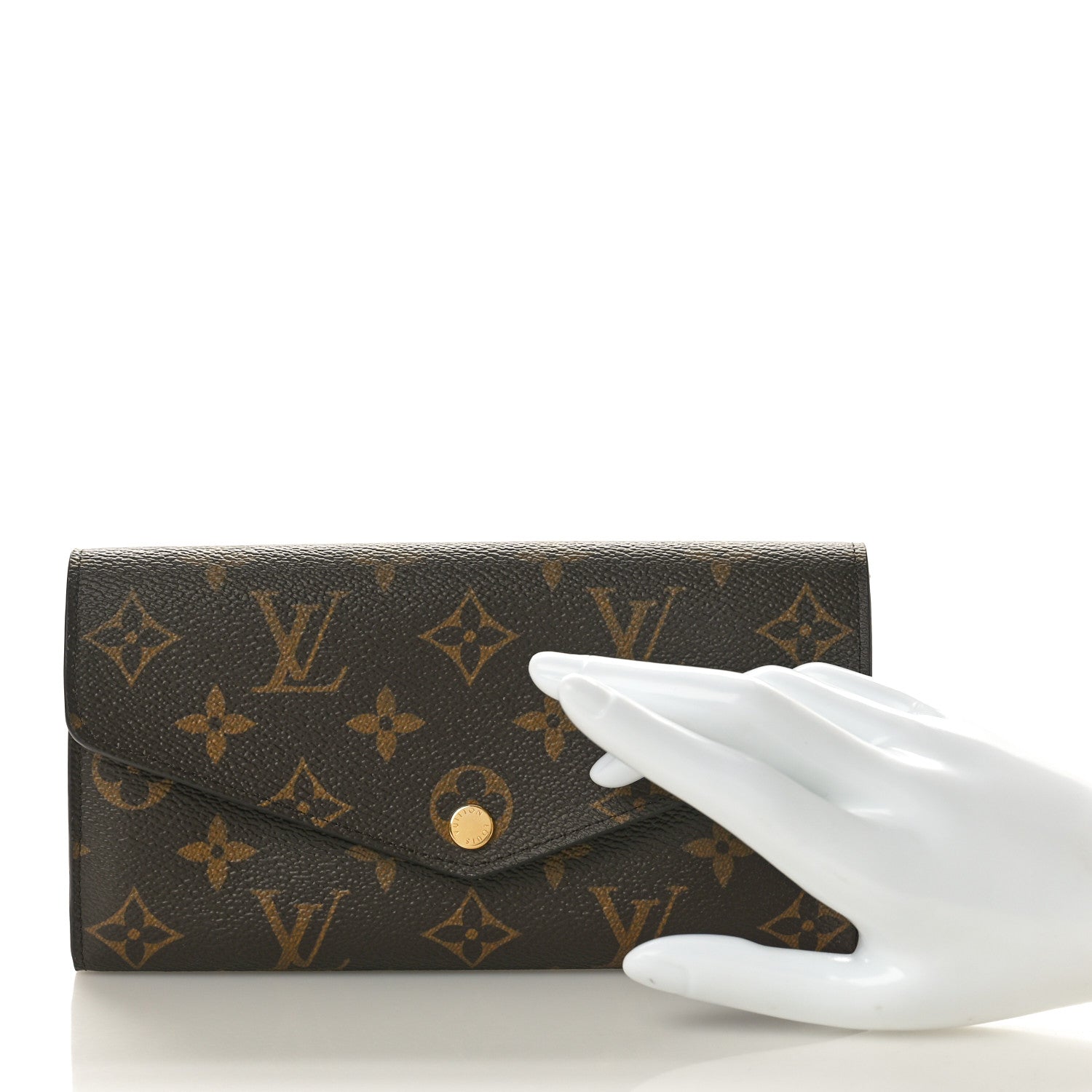 Louis Vuitton Monogram Sarah Wallet NM Coquelicot 2 of 8