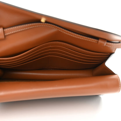 Celine Triomphe Canvas Lambskin Wallet On Strap Tan 5 of 12