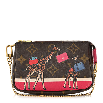 Louis Vuitton Monogram 2017 Christmas Animation Mini Pochette Accessories 1 of 9