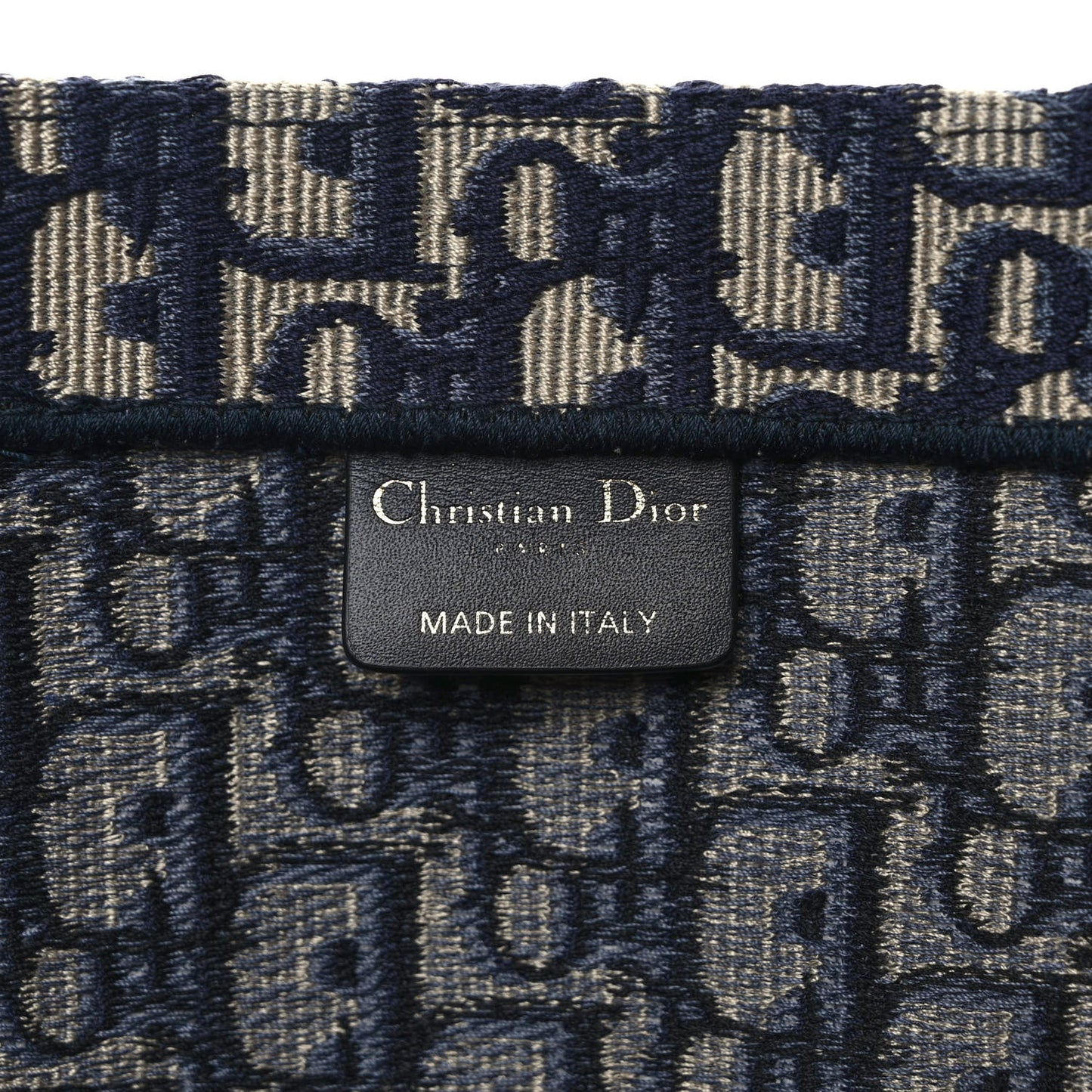 Oblique Large Book Tote Blue Multicolor