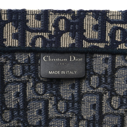 Christian Dior Oblique Large Book Tote Blue Multicolor 6 of 10