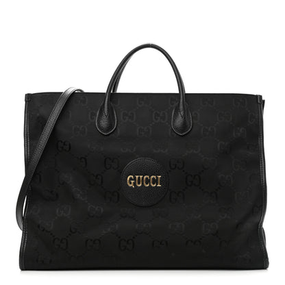 Gucci Econyl Nylon Monogram Large Off The Grid Tote Bag Black 1 of 11
