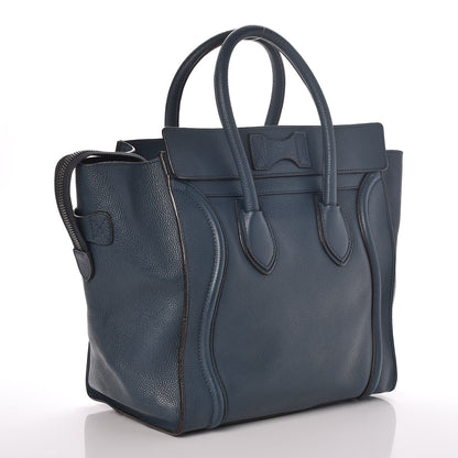 Celine Drummed Calfskin Mini Luggage Orage 3 of 10