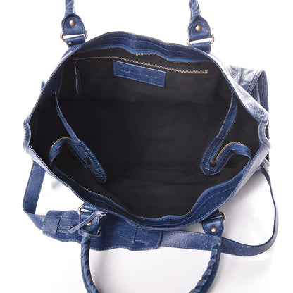 Balenciaga Agneau Giant 12 Rose Gold Hardware Part Time Bleu Cobalt Bleu Electric 6 of 15