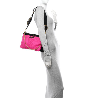 Louis Vuitton Econyl Monogram Pillow Maxi Multi Pochette Accessories Black Fuchsia 2 of 10
