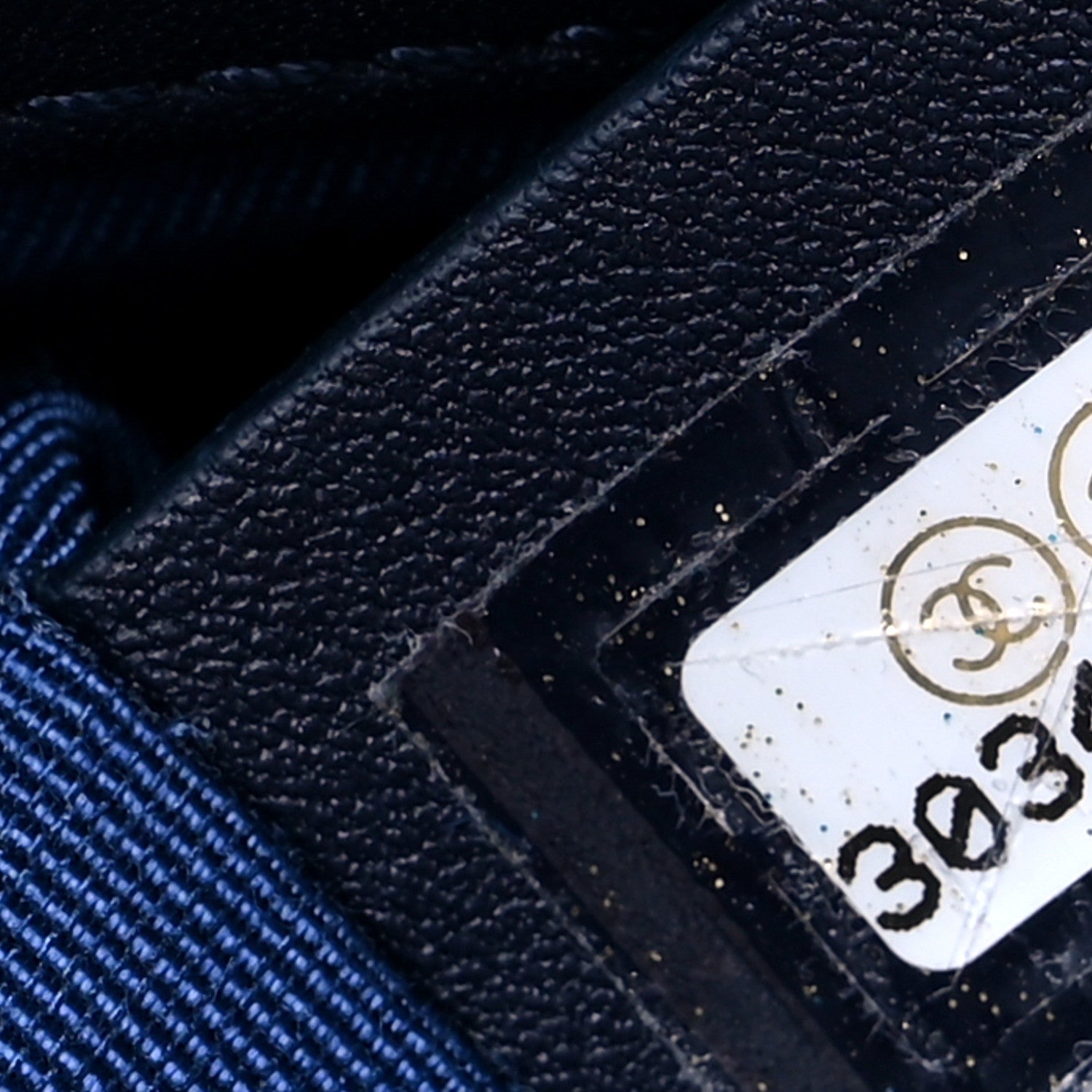 Chanel Shearling Sheepskin Medium Chanel 19 Flap Blue 7 of 10
