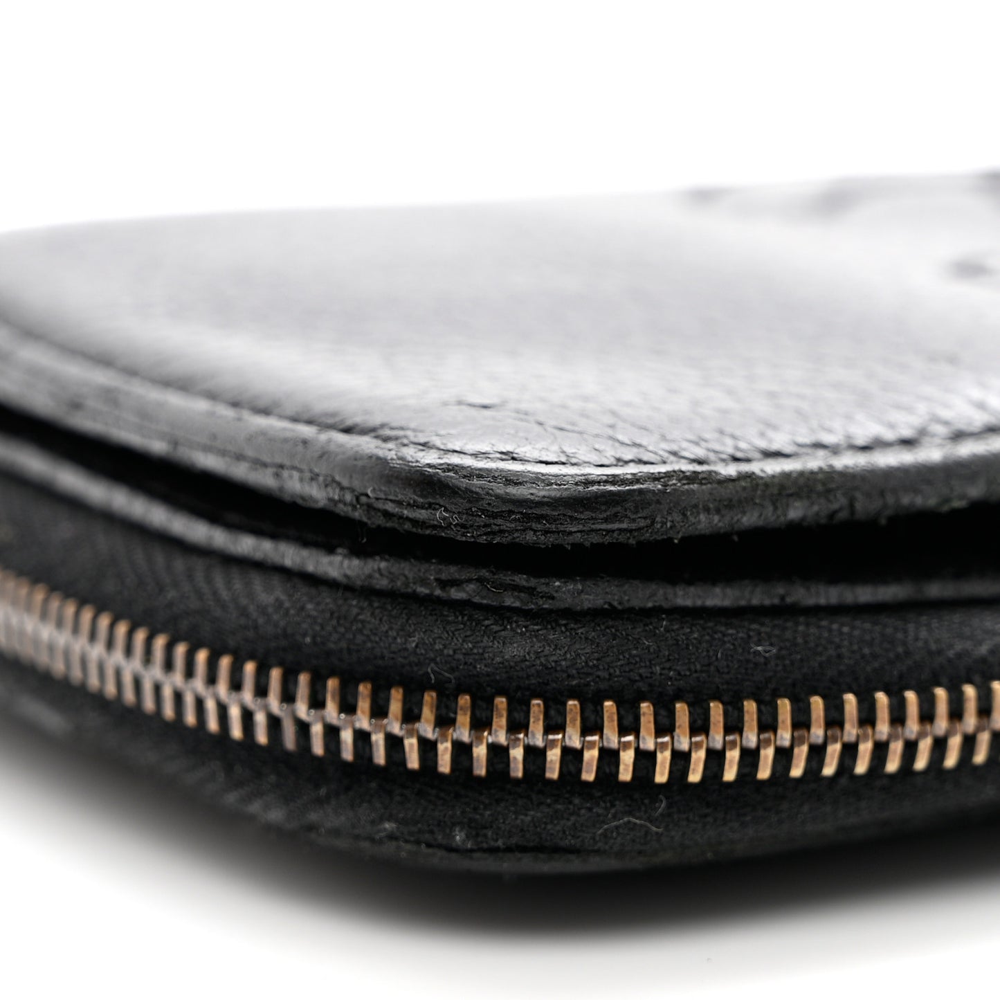 Deerskin Luxe Ligne Wallet Black