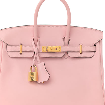 Hermes Swift Birkin 25 Rose Sakura 8 of 13