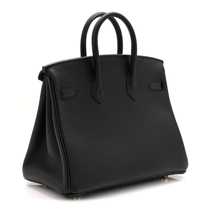 Hermes Togo Birkin 25 Black 10 of 30