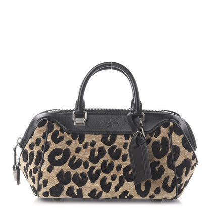 Louis Vuitton Jacquard Velvet Leopard Print Stephen Sprouse Baby Bag 1 of 10