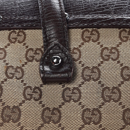 Gucci Monogram Bamboo Bullet Handbag Brown 11 of 15