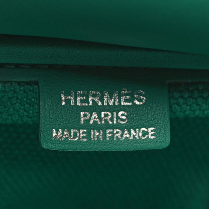 Hermes Toile Goeland Swift Cargo Birkin 35 Vert Vertigo 5 of 10