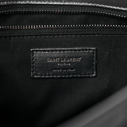 Saint Laurent Crinkled Calfskin Matelasse Monogram Medium Niki Chain Satchel Storm 6 of 10
