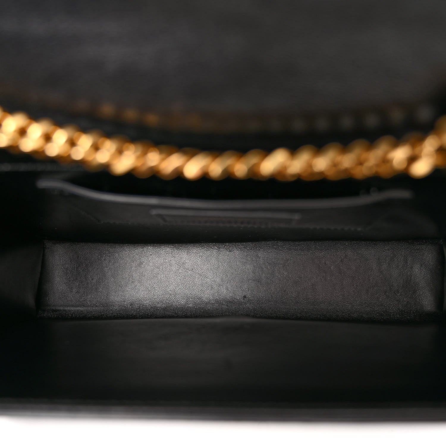 Saint Laurent Suede Medium Classic Monogram Kate Tassel Satchel Black 5 of 10