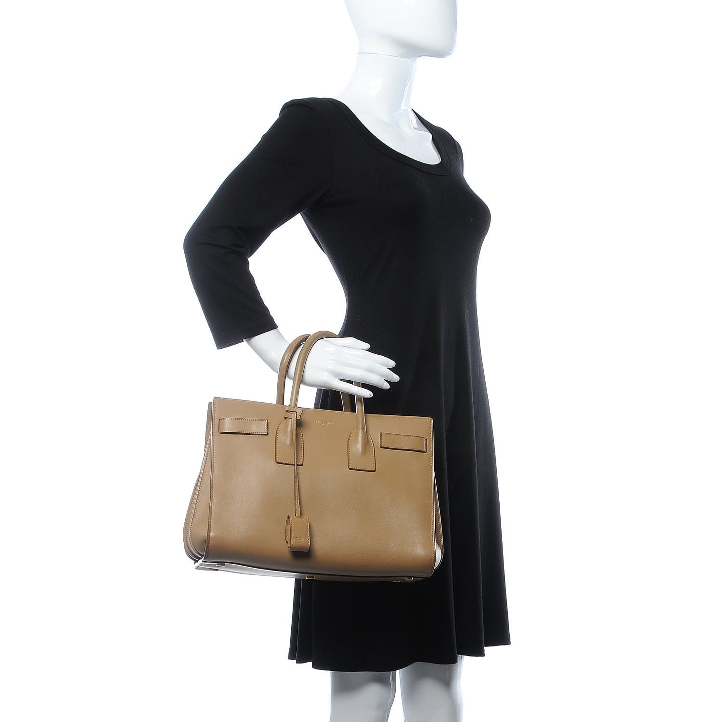 Calfskin Small Sac De Jour Taupe