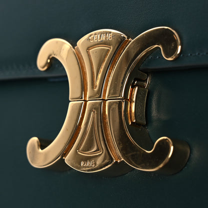 Celine Shiny Calfskin Medium Triomphe Amazone 16 of 19