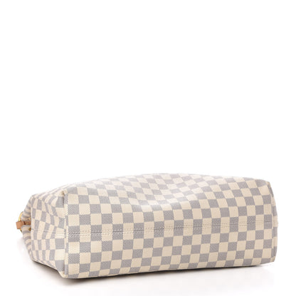 Louis Vuitton Damier Azur Graceful MM Rose Ballerine 4 of 13