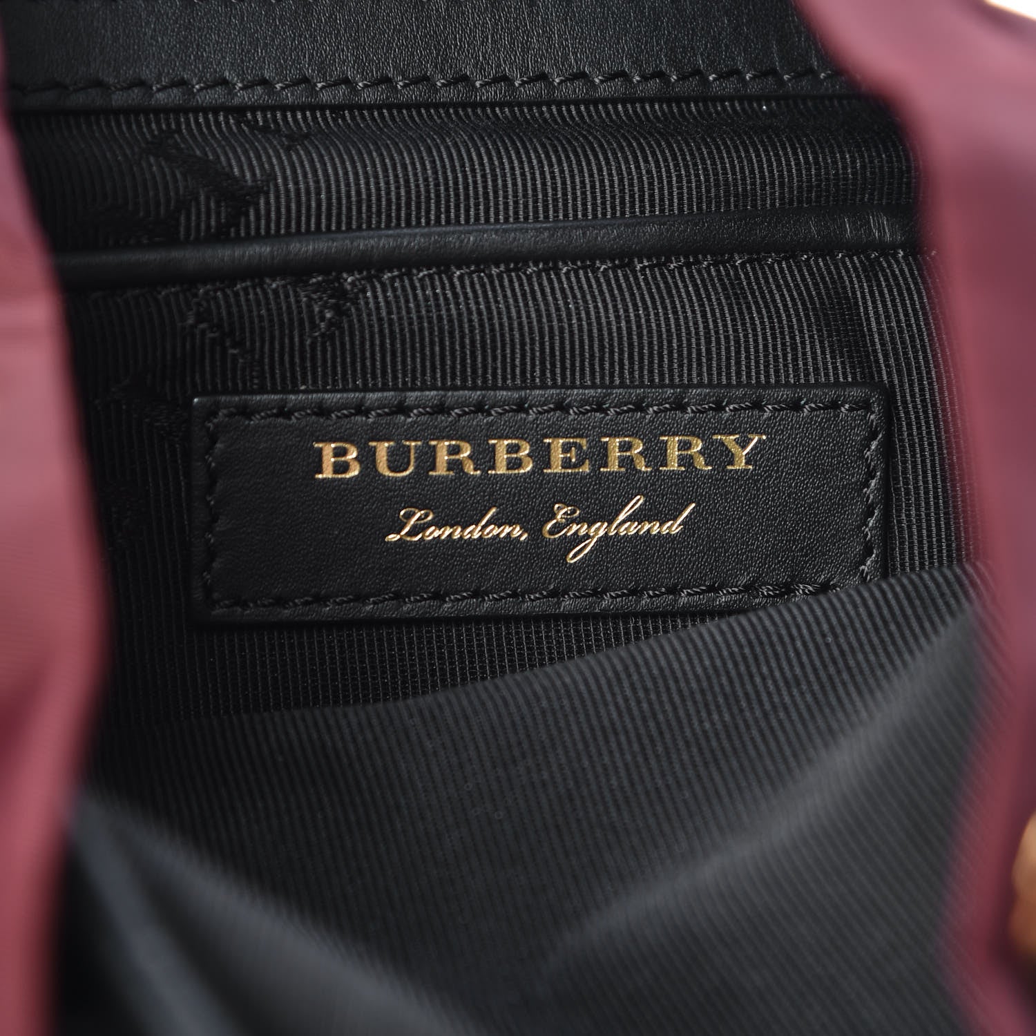 Burberry Nylon Medium Rucksack Backpack Burgundy Red 6 of 16