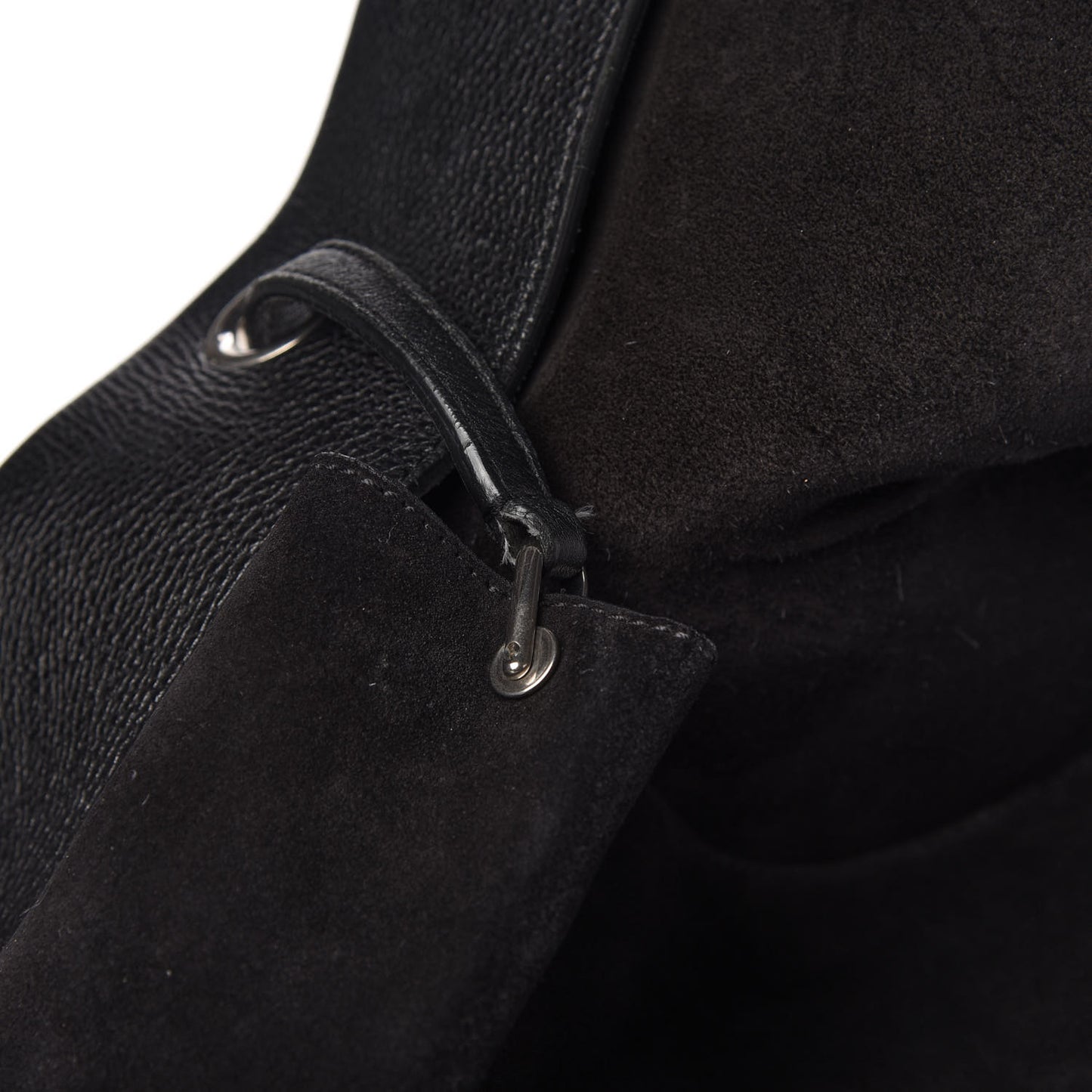 Baby Calfskin All Soft Shoulder Bag Black