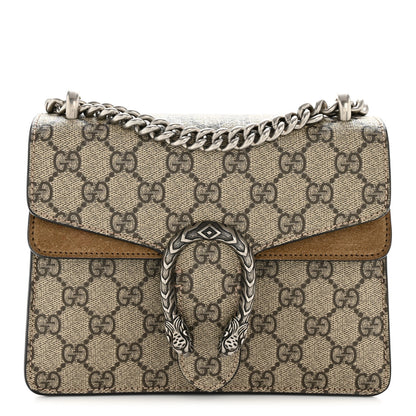 Gucci GG Supreme Monogram Mini Dionysus Shoulder Bag Taupe 1 of 12