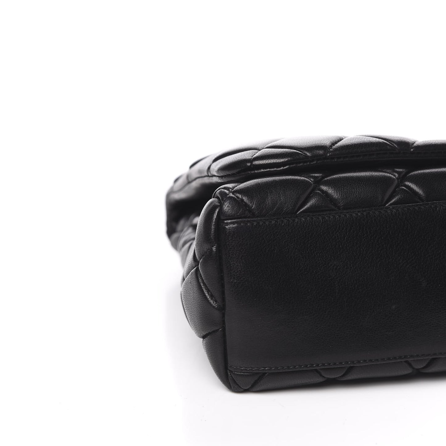 Lambskin Large New Bubble Flap Black
