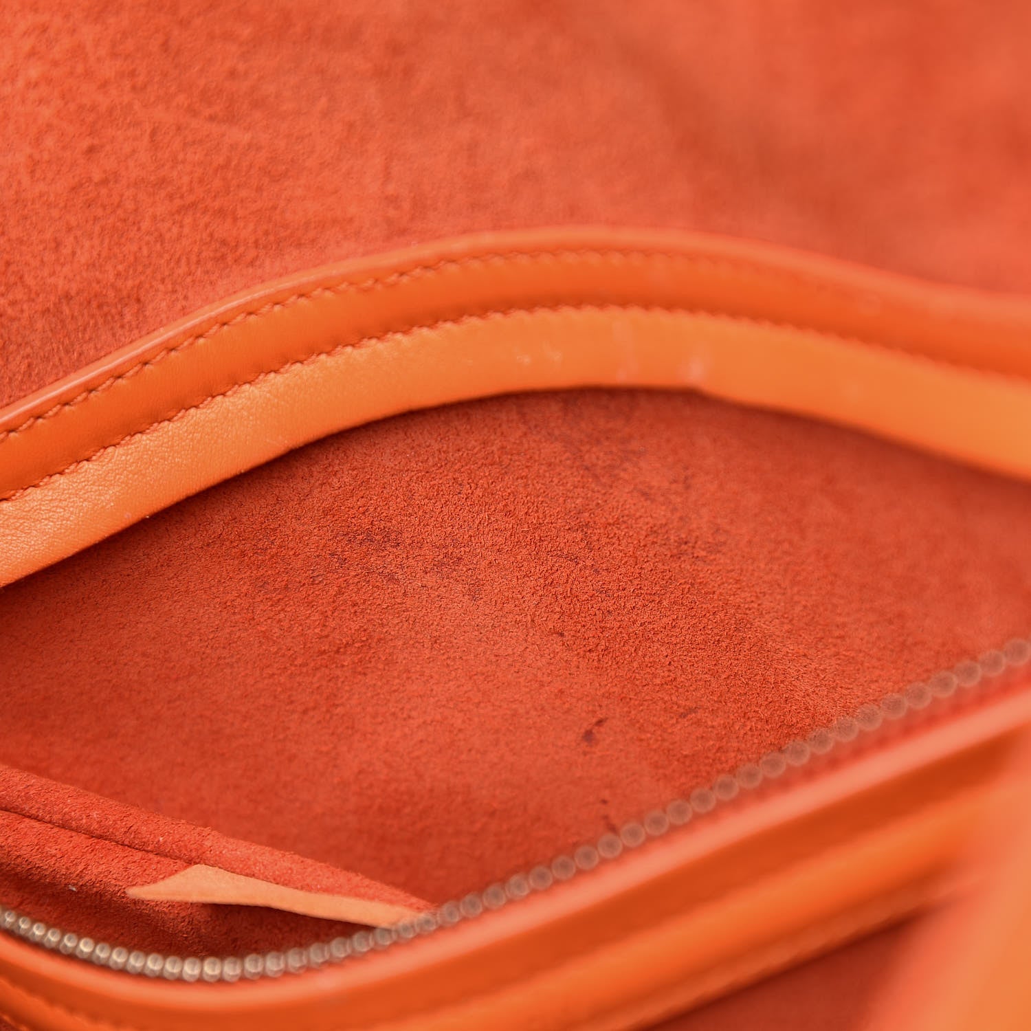 Celine Supple Calfskin Medium Phantom Luggage Orange 12 of 24