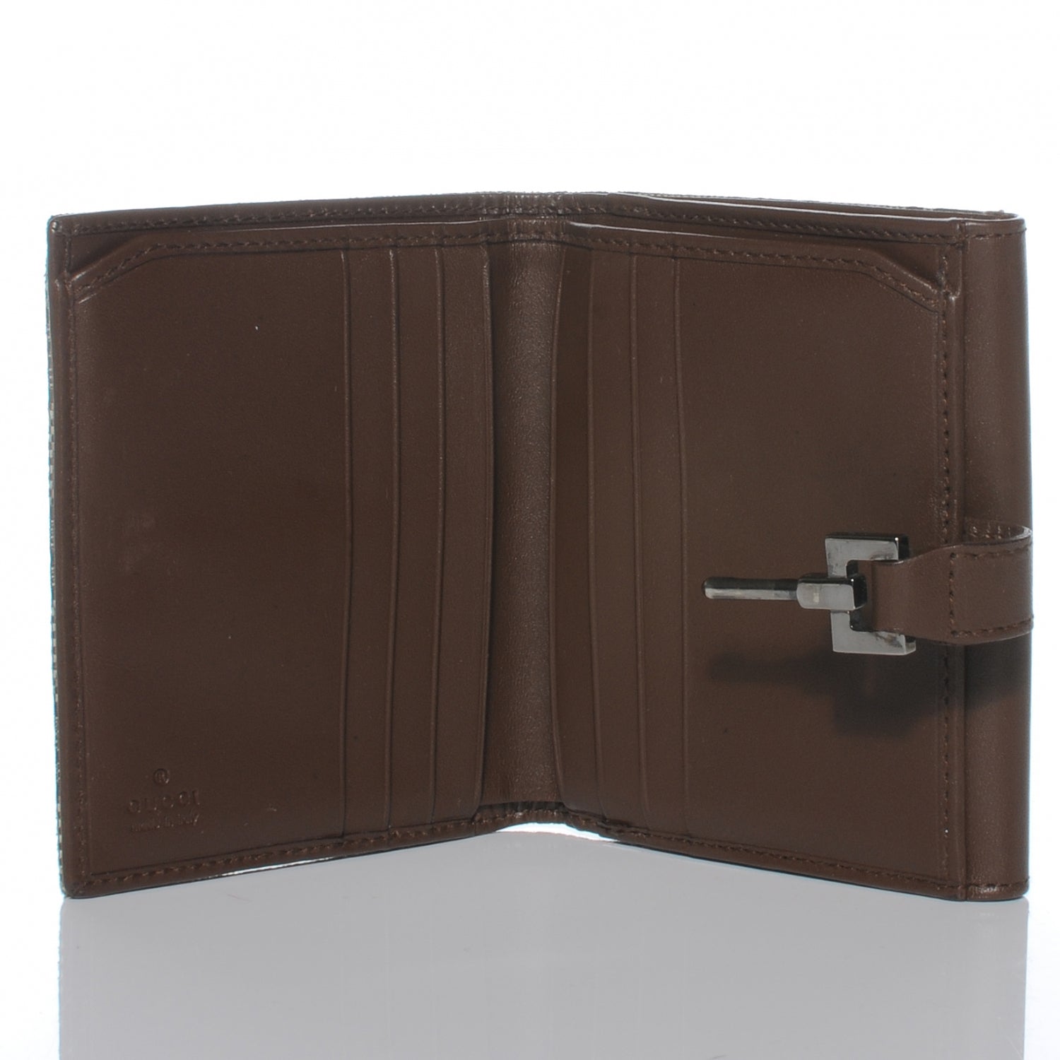 Gucci Monogram Compact Bardot Wallet 5 of 7